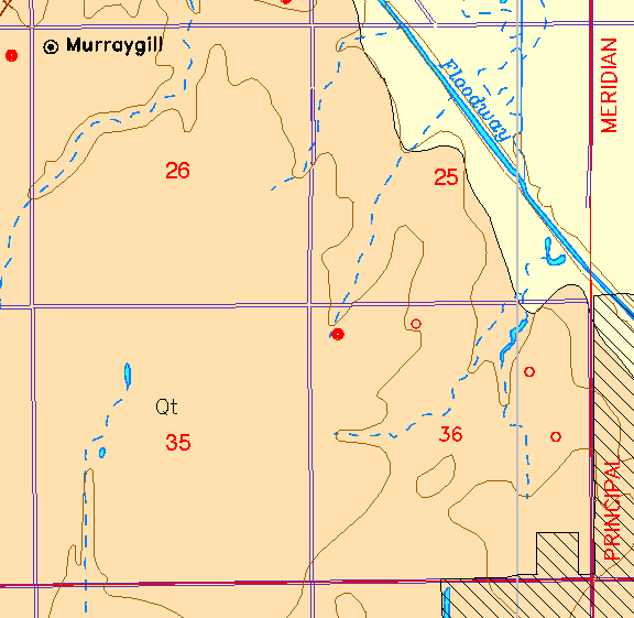 small part of Sedgwick Co. geologic map