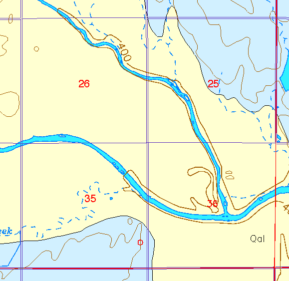 small part of Sedgwick Co. geologic map