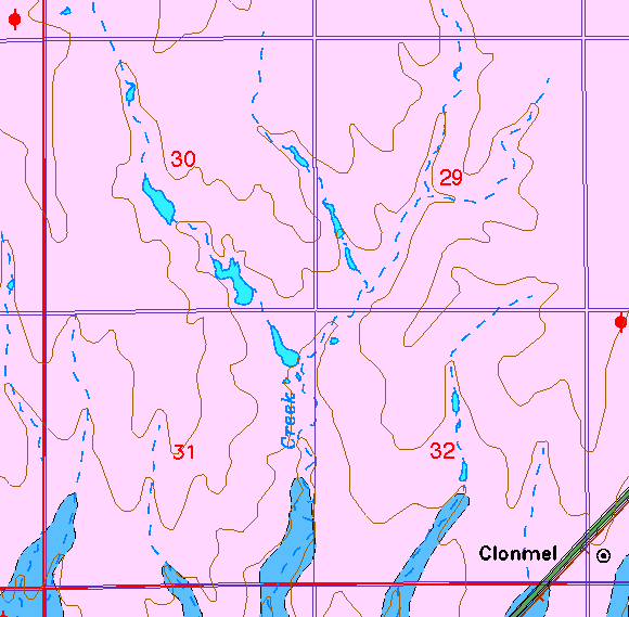 small part of Sedgwick Co. geologic map