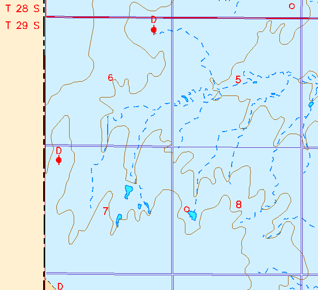 small part of Sedgwick Co. geologic map