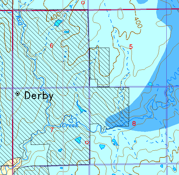 small part of Sedgwick Co. geologic map