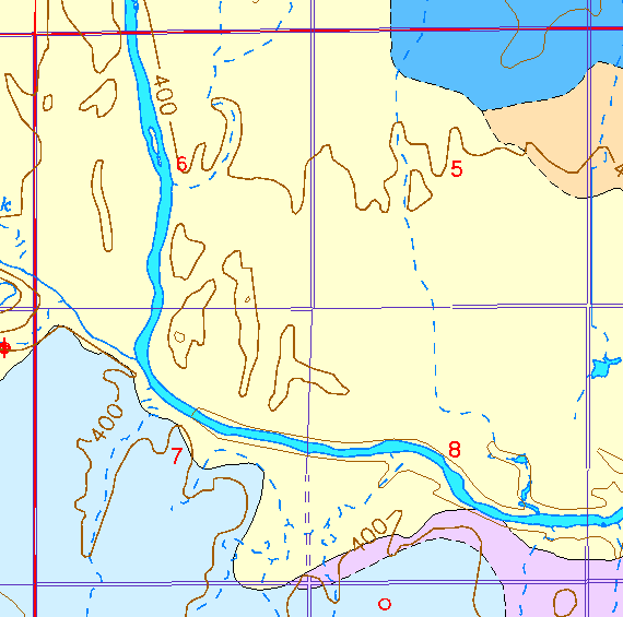 small part of Sedgwick Co. geologic map