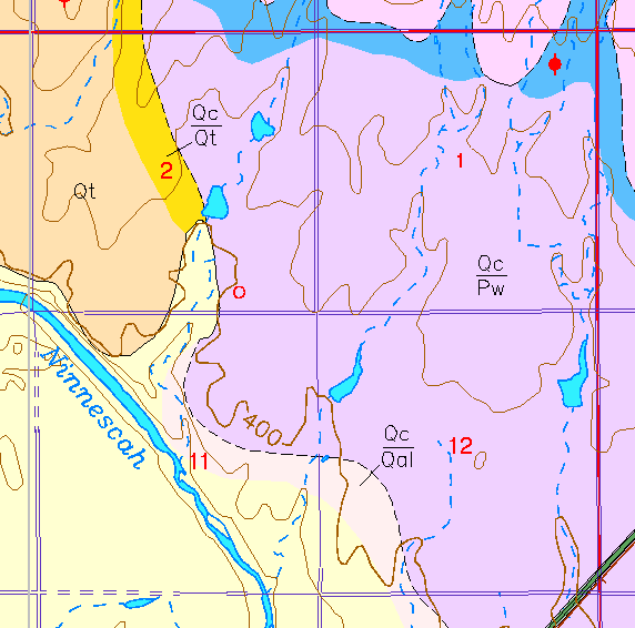 small part of Sedgwick Co. geologic map