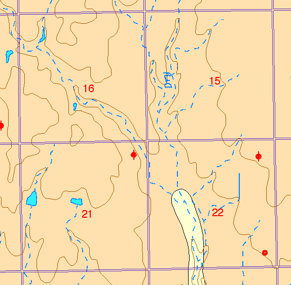 small part of Sedgwick Co. geologic map