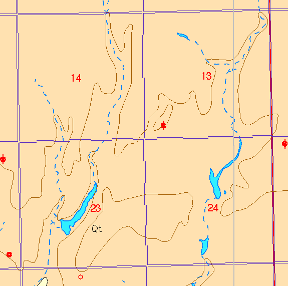 small part of Sedgwick Co. geologic map