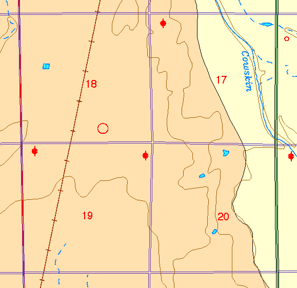 small part of Sedgwick Co. geologic map