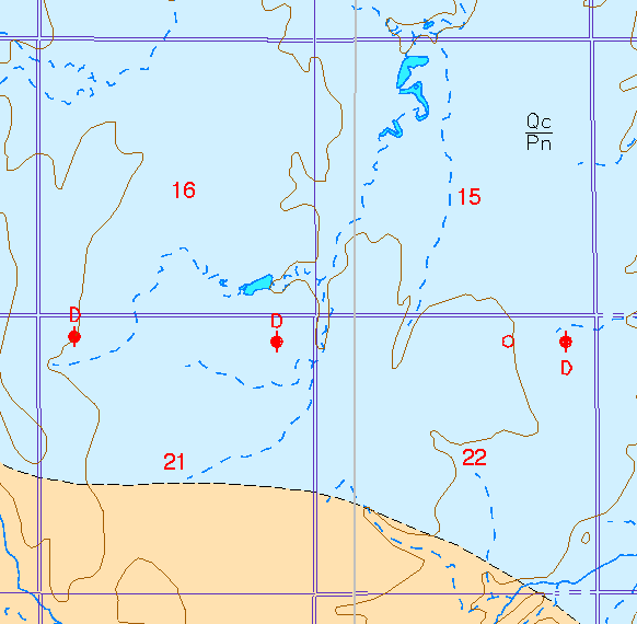 small part of Sedgwick Co. geologic map