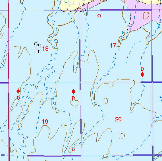 small part of Sedgwick Co. geologic map