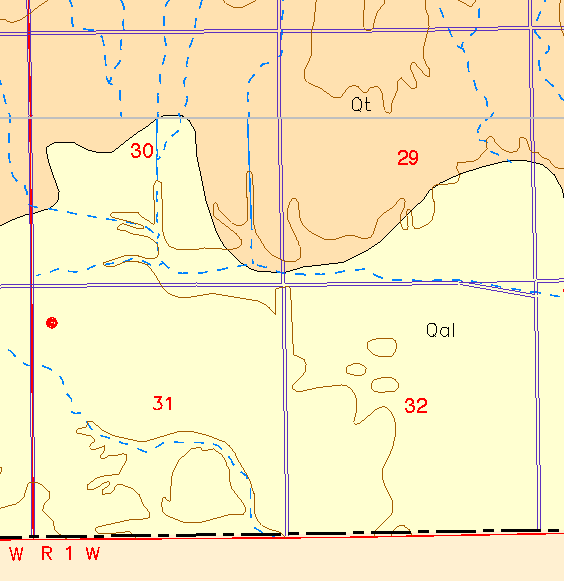 small part of Sedgwick Co. geologic map