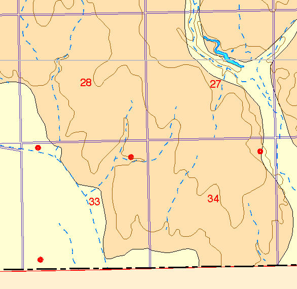 small part of Sedgwick Co. geologic map