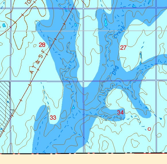 small part of Sedgwick Co. geologic map