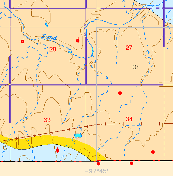 small part of Sedgwick Co. geologic map