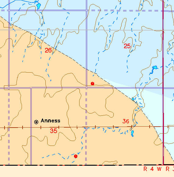 small part of Sedgwick Co. geologic map