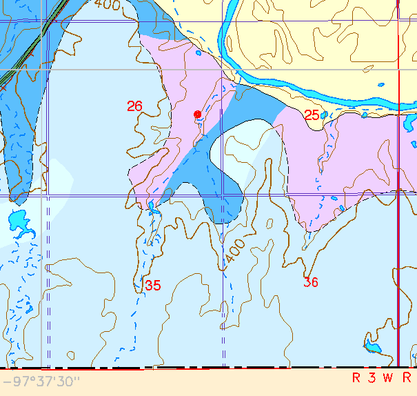 small part of Sedgwick Co. geologic map