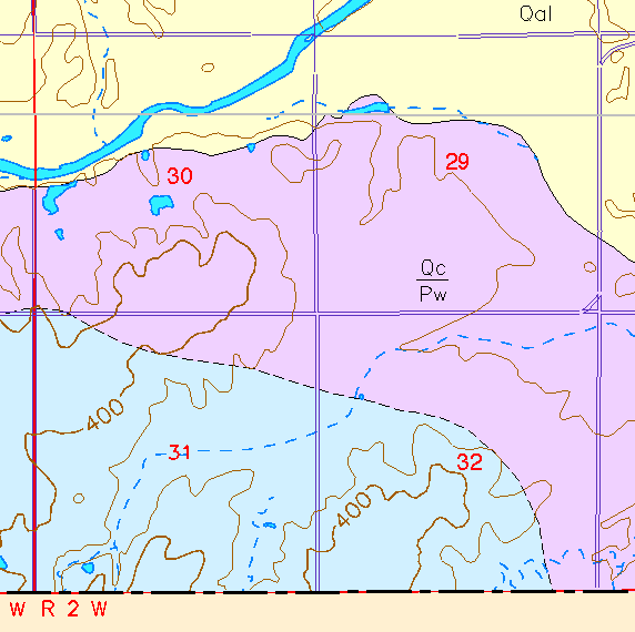 small part of Sedgwick Co. geologic map