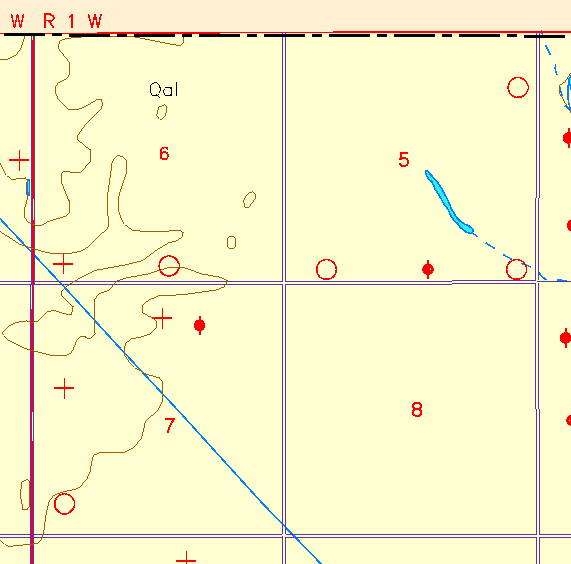 small part of Sedgwick Co. geologic map