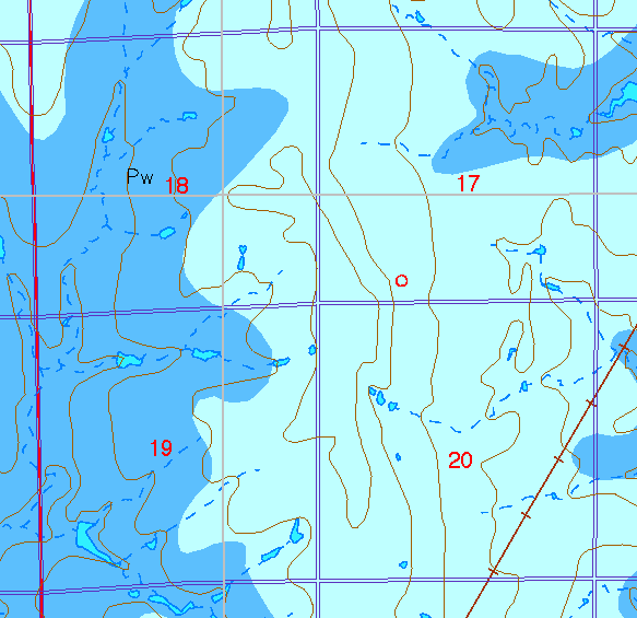 small part of Sedgwick Co. geologic map