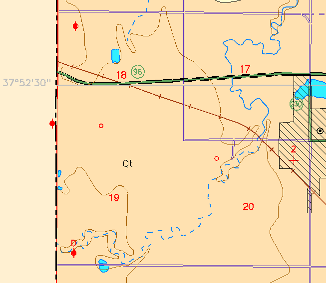 small part of Sedgwick Co. geologic map