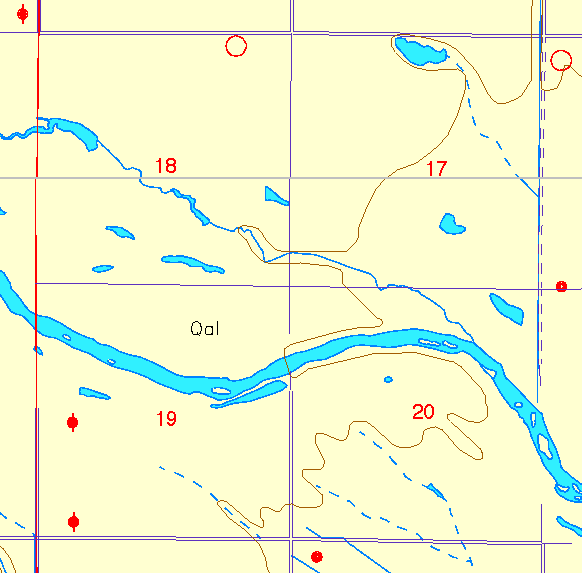 small part of Sedgwick Co. geologic map