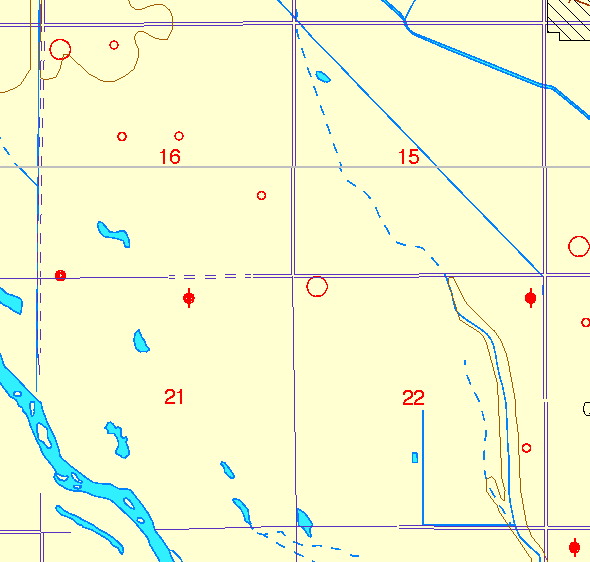 small part of Sedgwick Co. geologic map