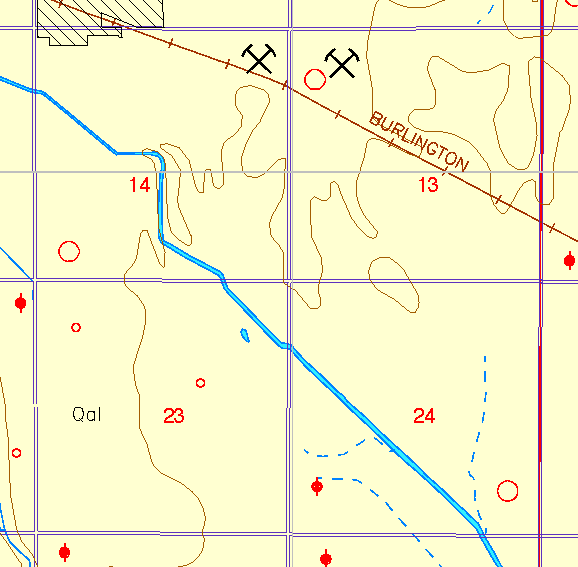 small part of Sedgwick Co. geologic map