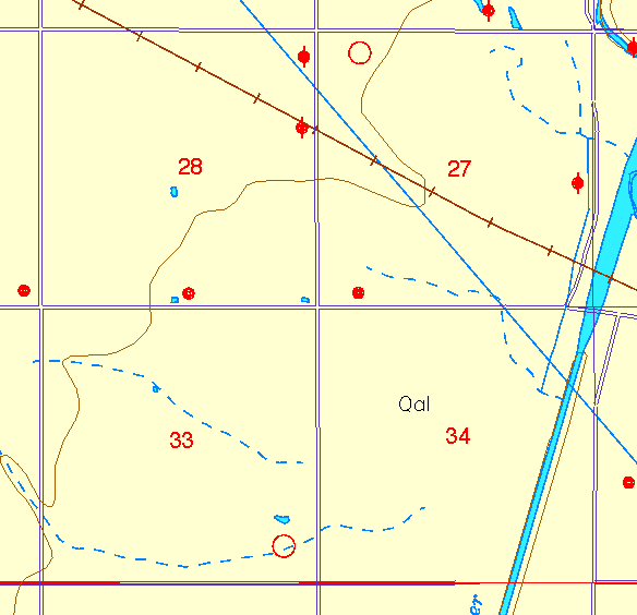 small part of Sedgwick Co. geologic map