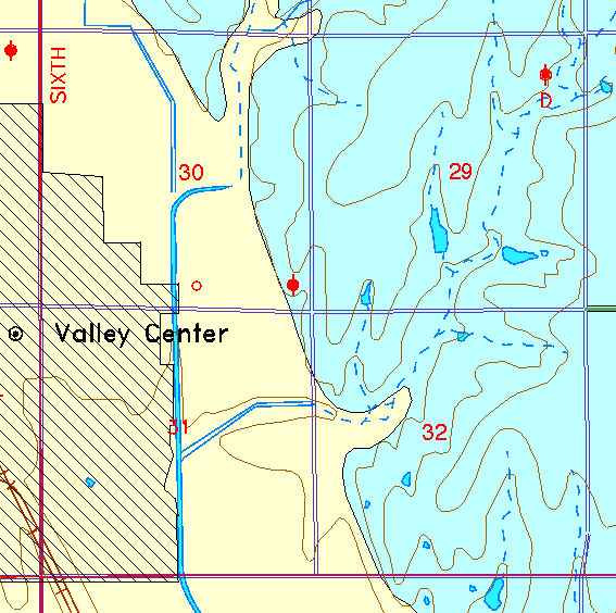 small part of Sedgwick Co. geologic map