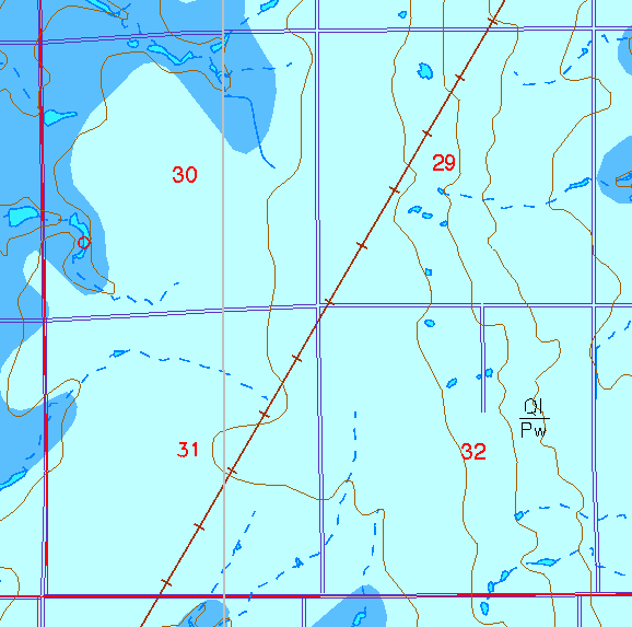 small part of Sedgwick Co. geologic map