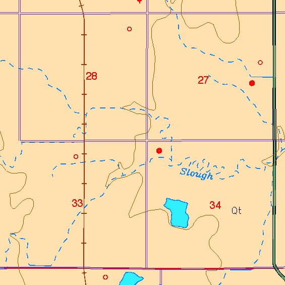 small part of Sedgwick Co. geologic map