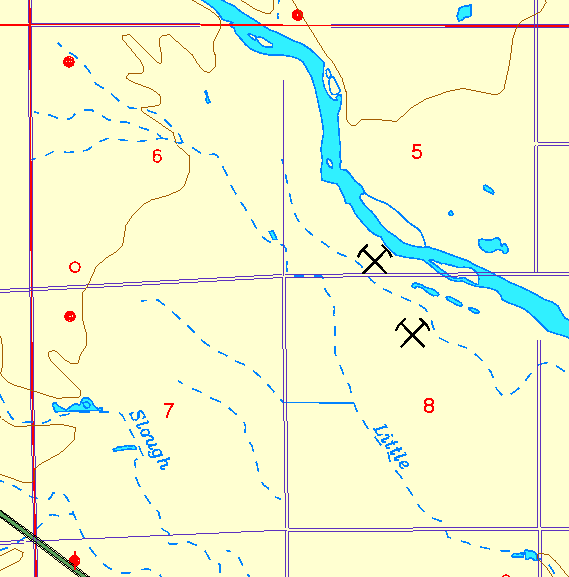 small part of Sedgwick Co. geologic map