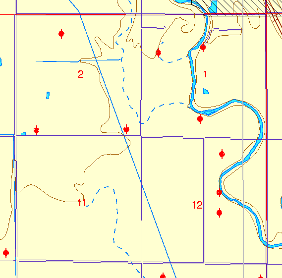 small part of Sedgwick Co. geologic map