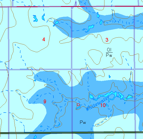 small part of Sedgwick Co. geologic map