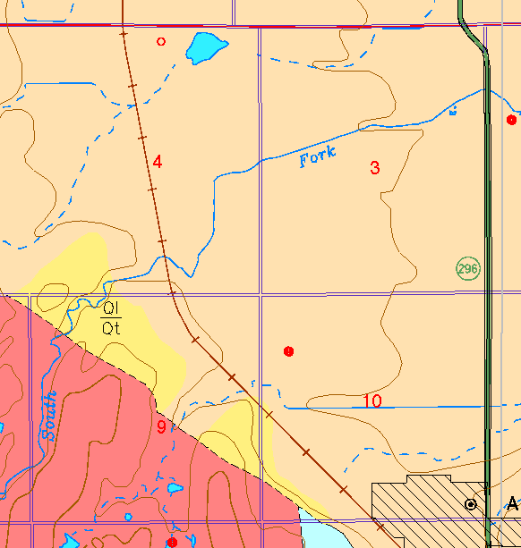 small part of Sedgwick Co. geologic map