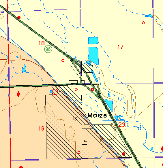 small part of Sedgwick Co. geologic map