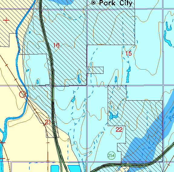 small part of Sedgwick Co. geologic map