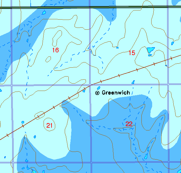 small part of Sedgwick Co. geologic map