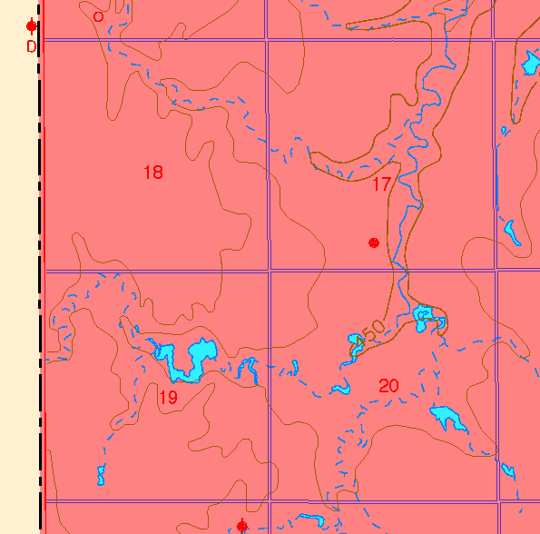 small part of Sedgwick Co. geologic map