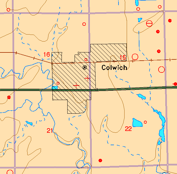 small part of Sedgwick Co. geologic map