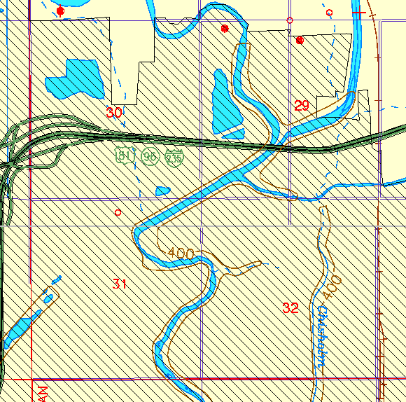 small part of Sedgwick Co. geologic map