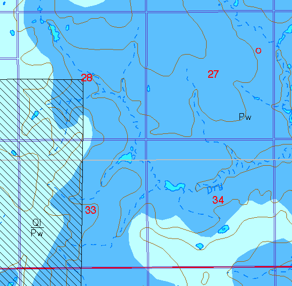 small part of Sedgwick Co. geologic map