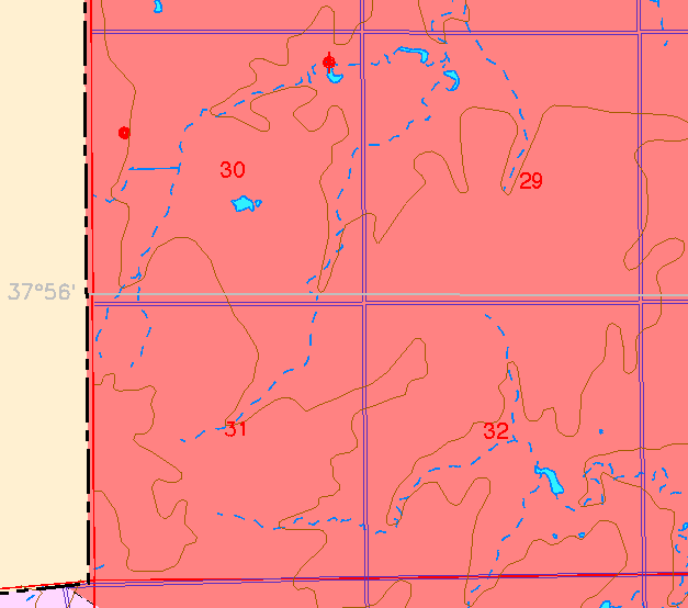 small part of Sedgwick Co. geologic map