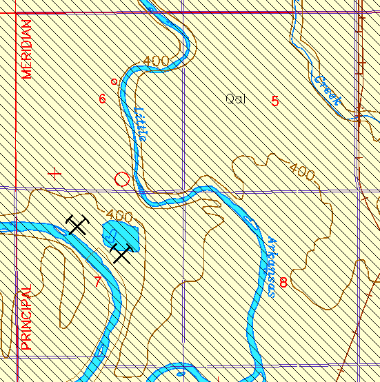 small part of Sedgwick Co. geologic map