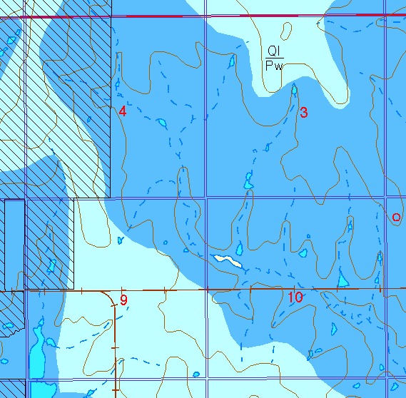 small part of Sedgwick Co. geologic map