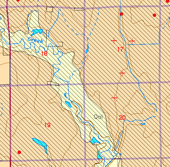 small part of Sedgwick Co. geologic map