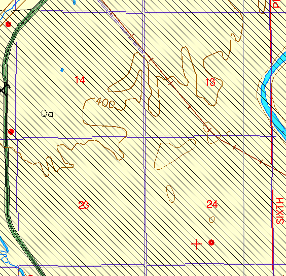 small part of Sedgwick Co. geologic map