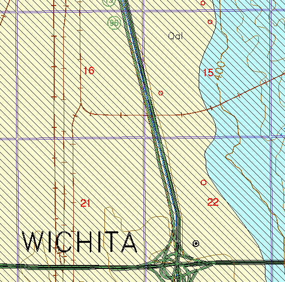 small part of Sedgwick Co. geologic map