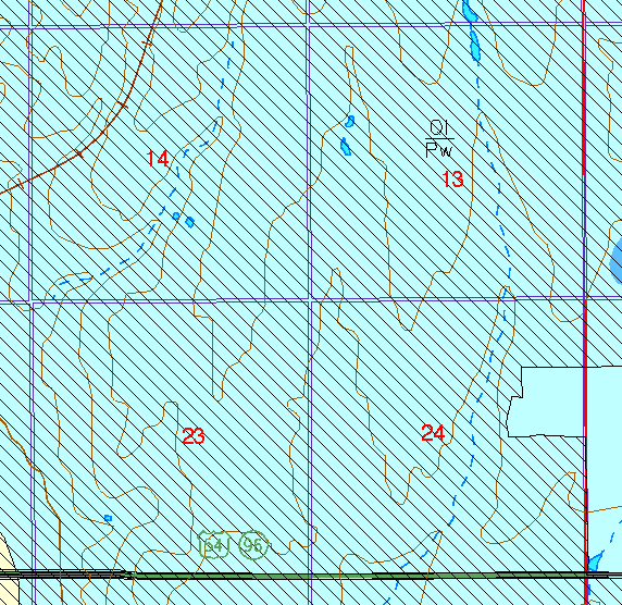 small part of Sedgwick Co. geologic map