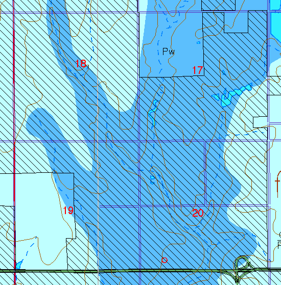 small part of Sedgwick Co. geologic map