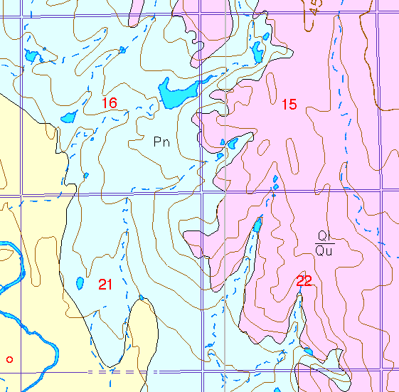 small part of Sedgwick Co. geologic map