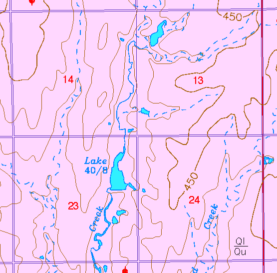 small part of Sedgwick Co. geologic map